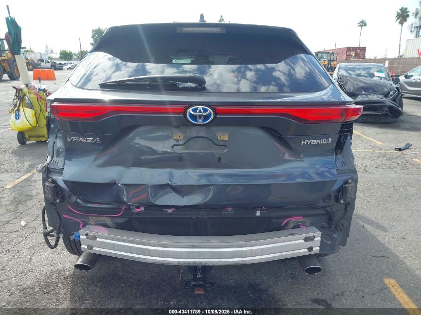 2021 Toyota Venza Le VIN: JTEAAAAH7MJ010452 Lot: 43411789