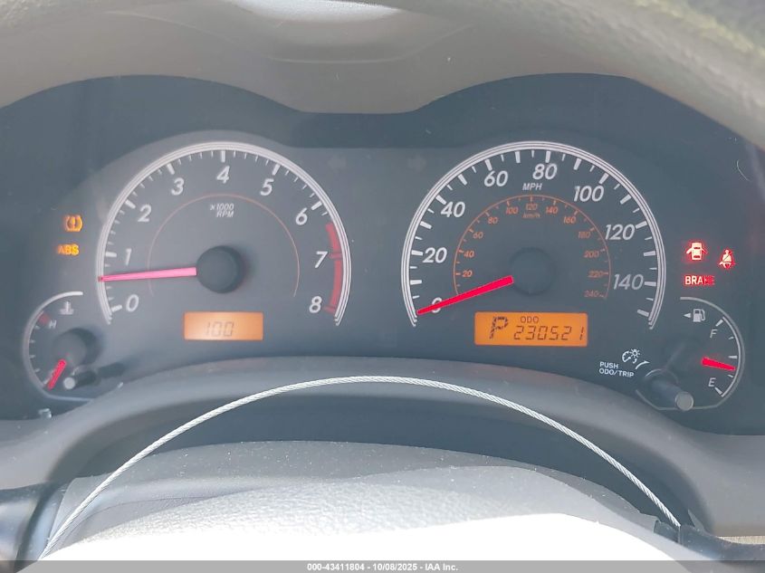 2009 Toyota Corolla Xle VIN: 1NXBU40E09Z060720 Lot: 43411804