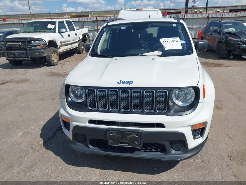 2019 Jeep Renegade Sport Fwd VIN: ZACNJAABXKPK67326 Lot: 43411810