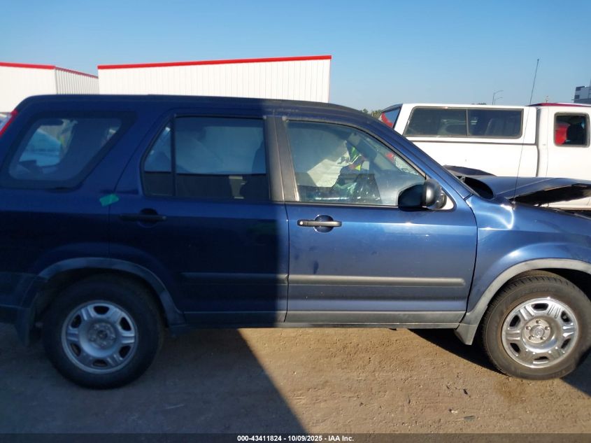 2006 Honda Cr-V Lx VIN: JHLRD68516C006740 Lot: 43411824