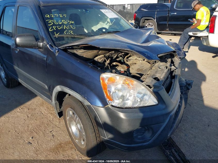 2006 Honda Cr-V Lx VIN: JHLRD68516C006740 Lot: 43411824