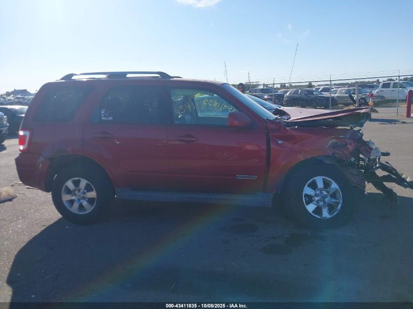 2008 Ford Escape Limited VIN: 1FMCU04118KE45573 Lot: 43411835