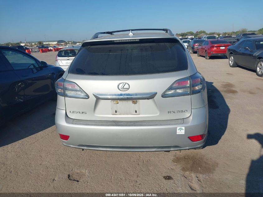 2010 Lexus Rx 350 VIN: 2T2ZK1BA7AC013781 Lot: 43411851
