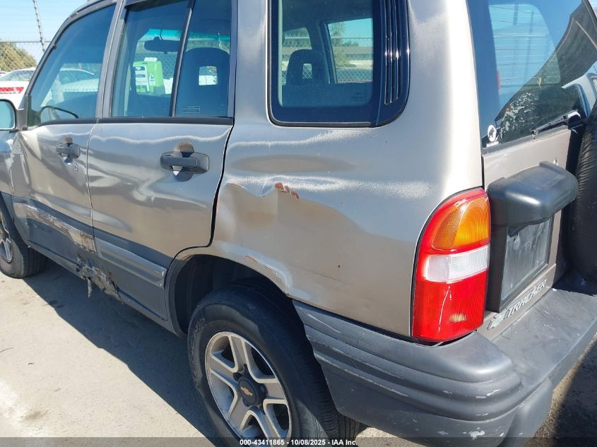 2002 Chevrolet Tracker Hard Top Base VIN: 2CNBJ13C126920565 Lot: 43411865