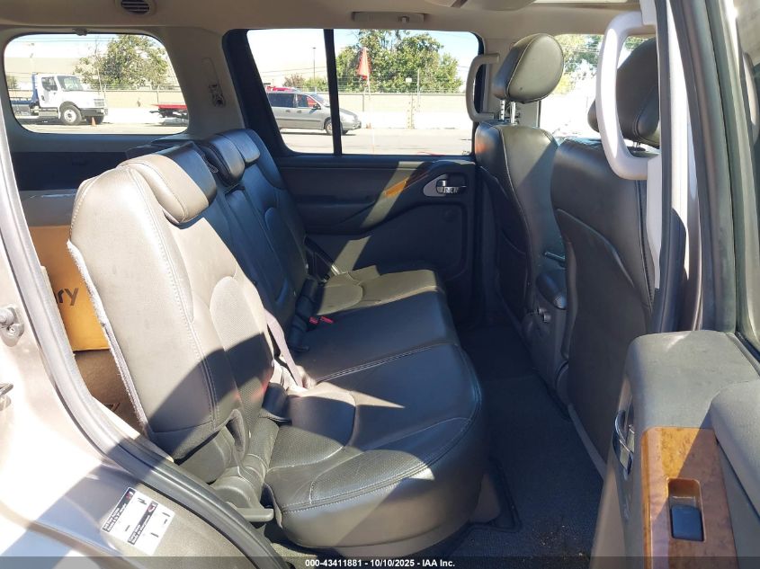 2006 Nissan Pathfinder Le VIN: 5N1AR18W86C647242 Lot: 43411881