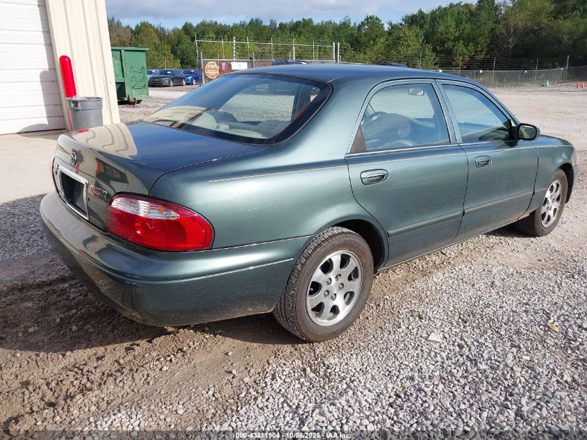 2000 Mazda 626 Es/Lx VIN: 1YVGF22C9Y5136300 Lot: 43411904