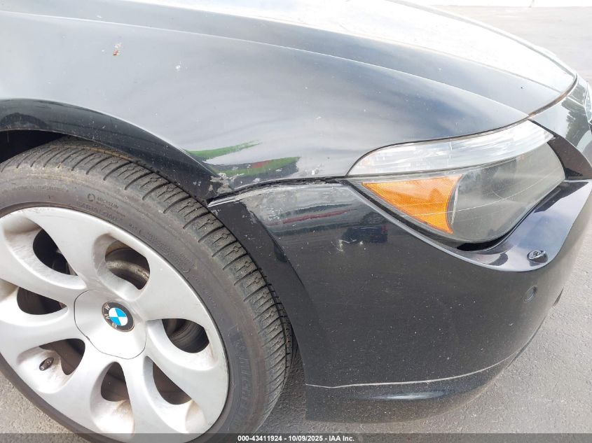 2006 BMW 650I VIN: WBAEH13466CR51178 Lot: 43411924