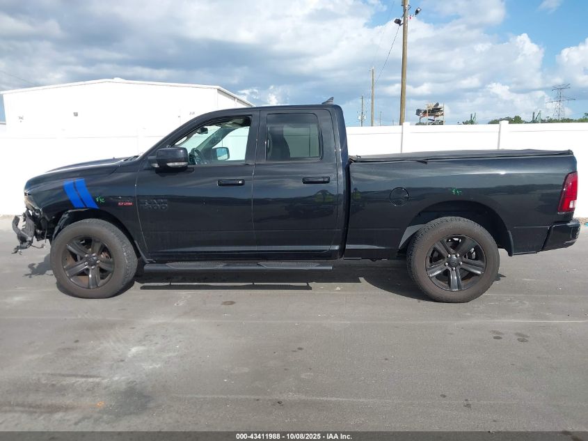 2017 Ram 1500 Night 4X4 6'4 Box VIN: 1C6RR7HTXHS706050 Lot: 43411988