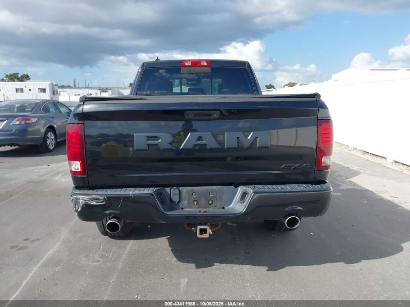 2017 Ram 1500 Night 4X4 6'4 Box VIN: 1C6RR7HTXHS706050 Lot: 43411988