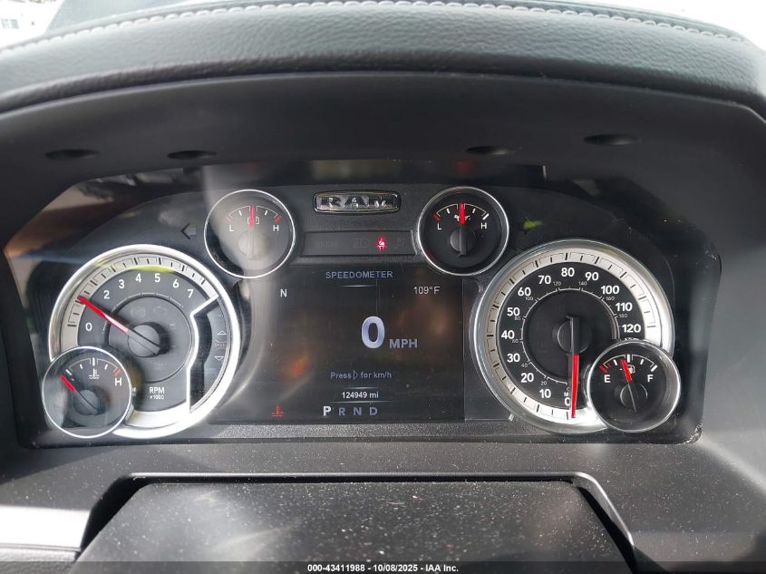 2017 Ram 1500 Night 4X4 6'4 Box VIN: 1C6RR7HTXHS706050 Lot: 43411988