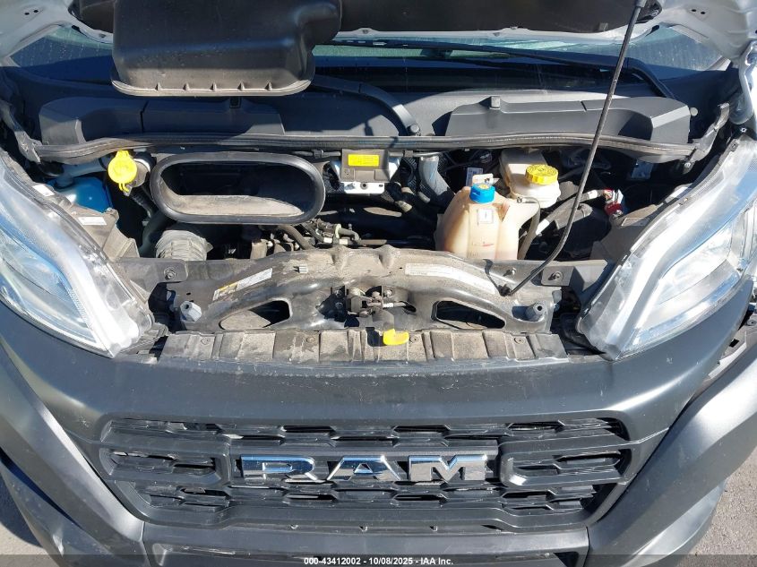 2024 Ram Promaster 2500 Tradesman High Roof 159 Wb W/Pass Seat VIN: 3C6LRVDG5RE127460 Lot: 43412002