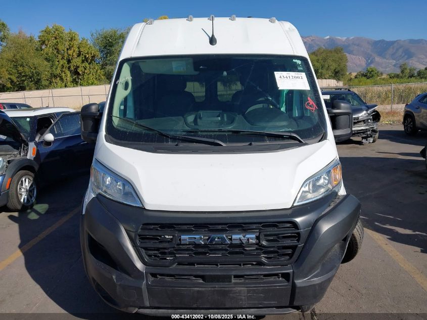 2024 Ram Promaster 2500 Tradesman High Roof 159 Wb W/Pass Seat VIN: 3C6LRVDG5RE127460 Lot: 43412002
