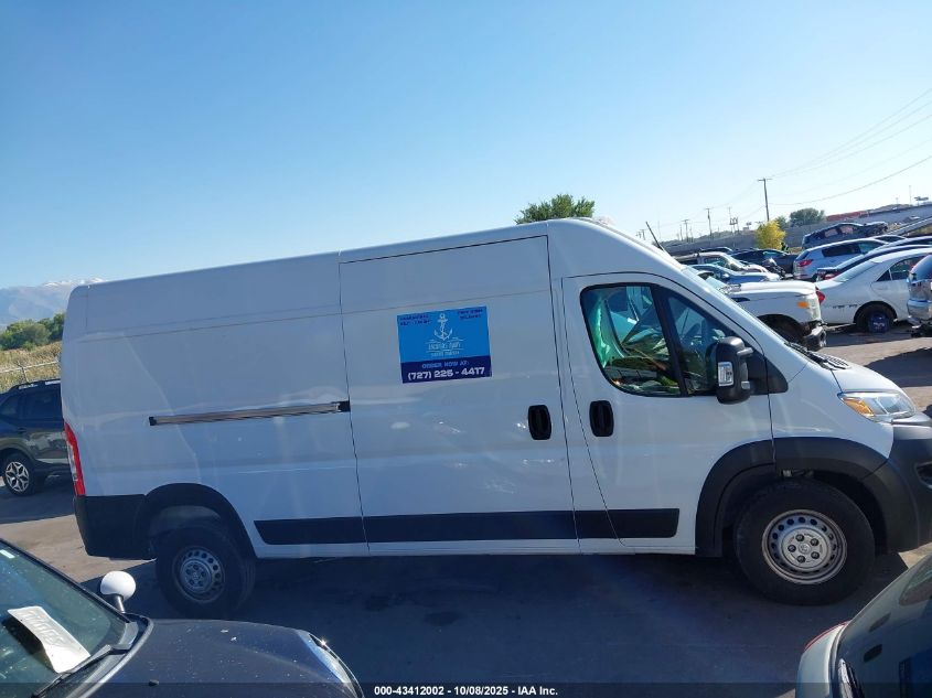 2024 Ram Promaster 2500 Tradesman High Roof 159 Wb W/Pass Seat VIN: 3C6LRVDG5RE127460 Lot: 43412002