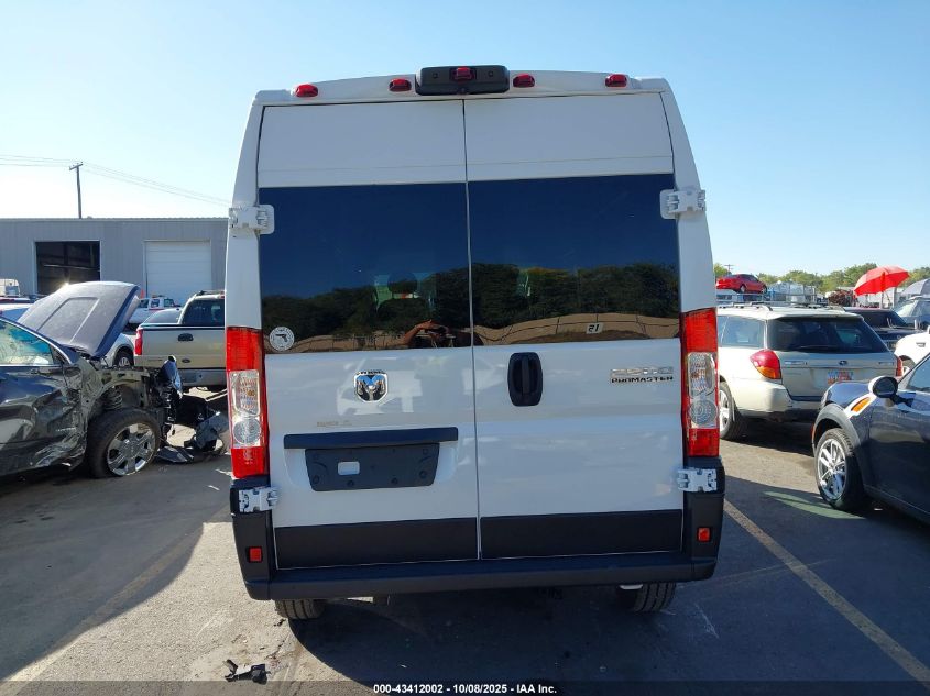 2024 Ram Promaster 2500 Tradesman High Roof 159 Wb W/Pass Seat VIN: 3C6LRVDG5RE127460 Lot: 43412002