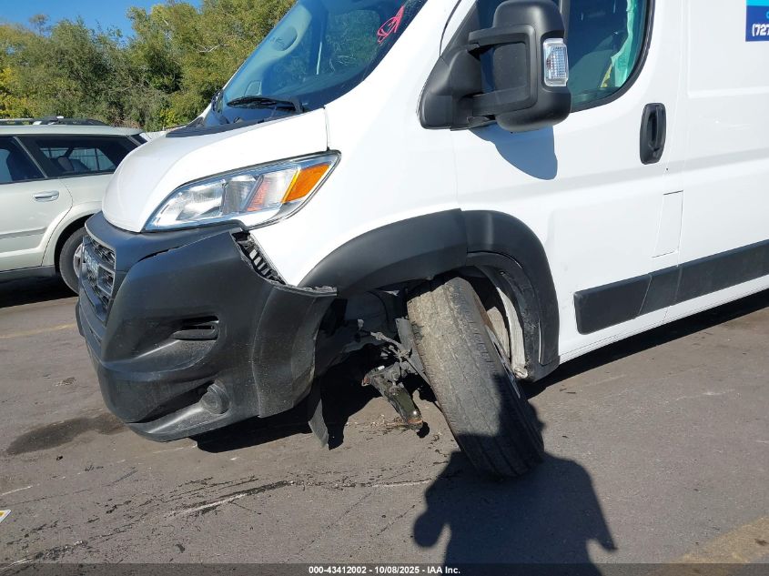 2024 Ram Promaster 2500 Tradesman High Roof 159 Wb W/Pass Seat VIN: 3C6LRVDG5RE127460 Lot: 43412002