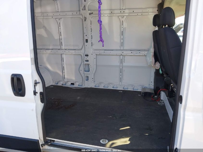 2024 Ram Promaster 2500 Tradesman High Roof 159 Wb W/Pass Seat VIN: 3C6LRVDG5RE127460 Lot: 43412002