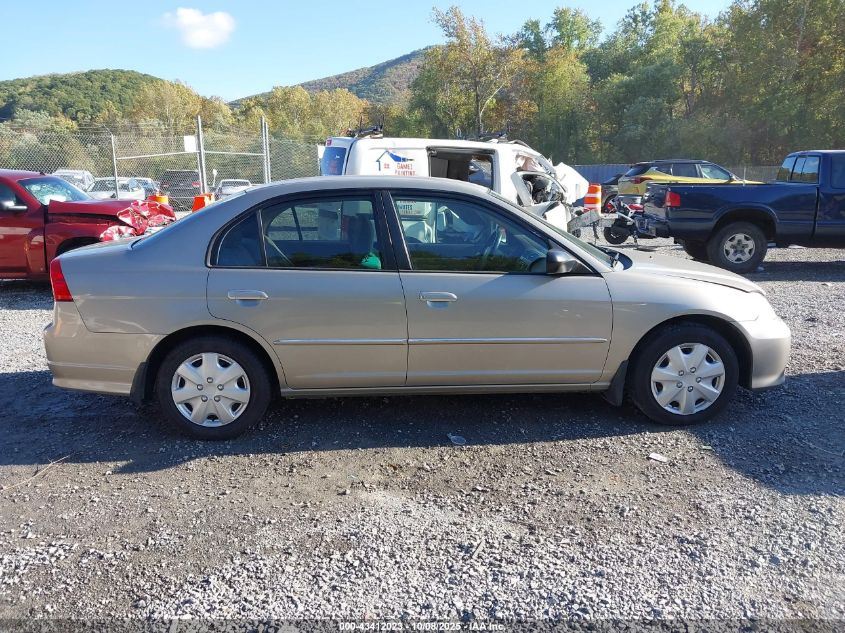 2004 Honda Civic Lx VIN: 2HGES16524H511463 Lot: 43412023