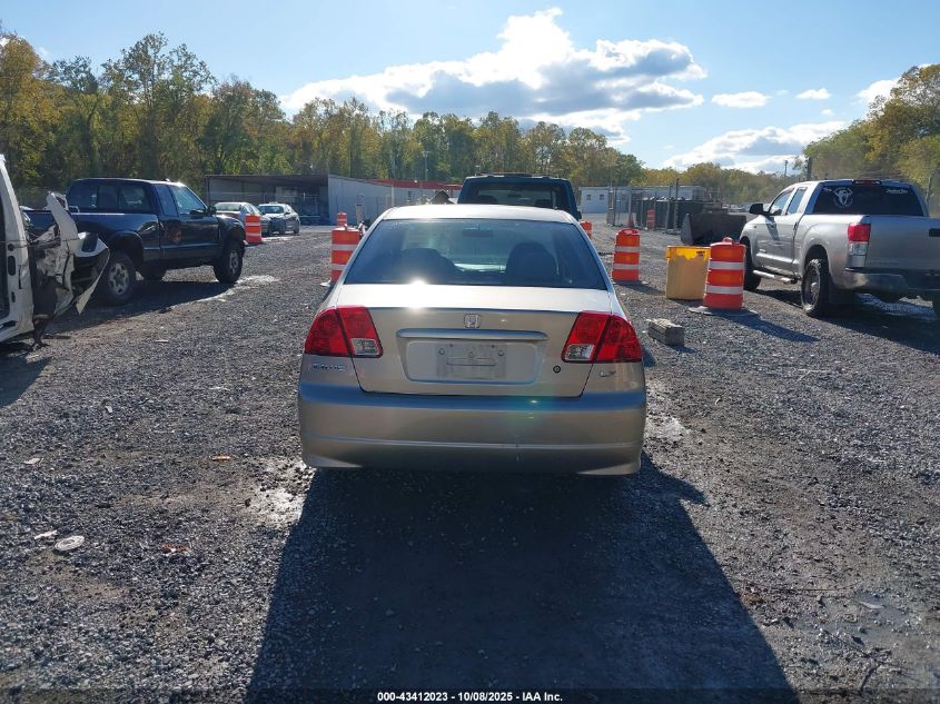 2004 Honda Civic Lx VIN: 2HGES16524H511463 Lot: 43412023