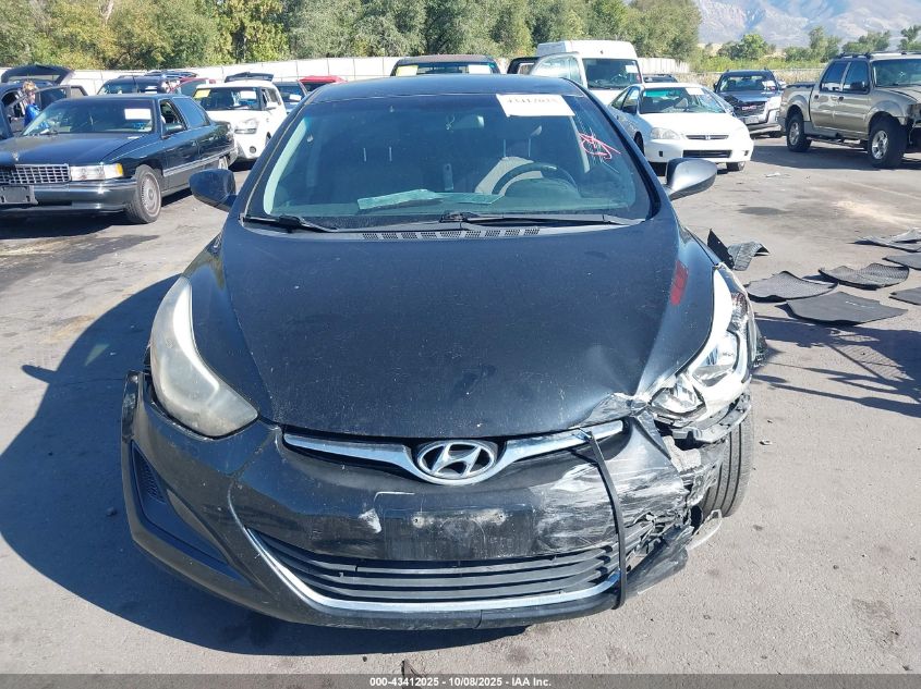 2014 Hyundai Elantra Se VIN: KMHDH4AE3EU143774 Lot: 43412025
