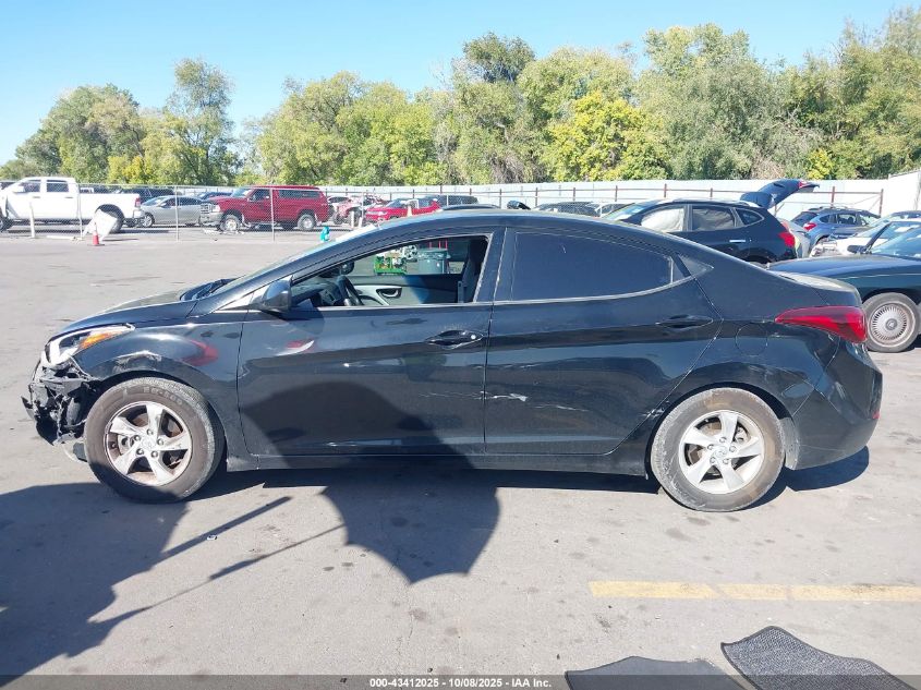2014 Hyundai Elantra Se VIN: KMHDH4AE3EU143774 Lot: 43412025