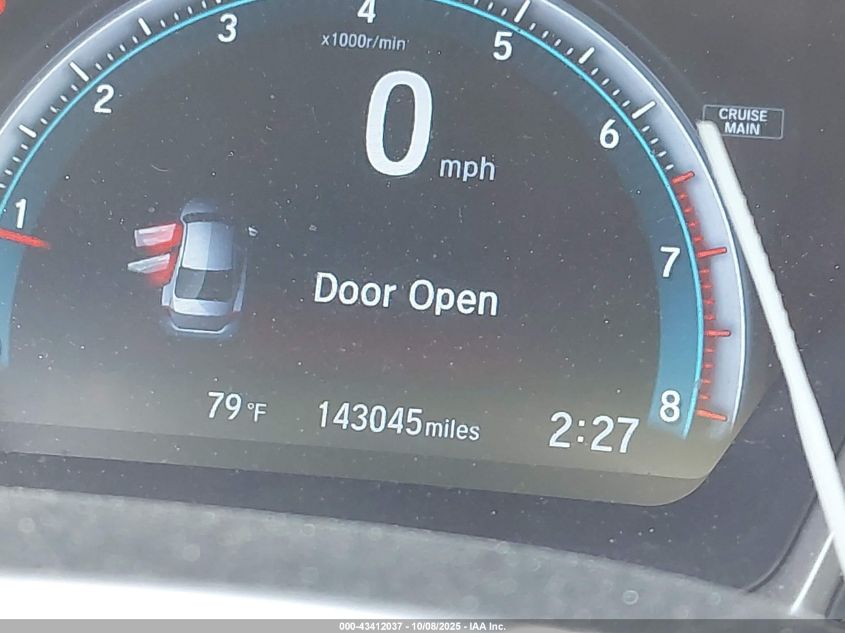 2016 Honda Civic Ex-L VIN: 2HGFC1F77GH641049 Lot: 43412037