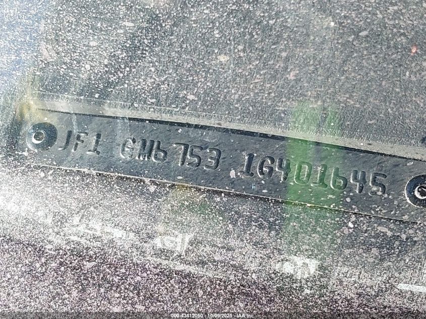 2001 Subaru Impreza 2.5Rs VIN: JF1GM67531G401645 Lot: 43412050