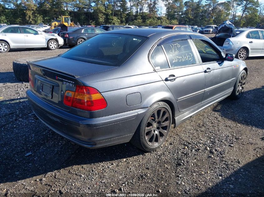 2002 BMW 325I VIN: WBAEV33462KL71644 Lot: 43412051