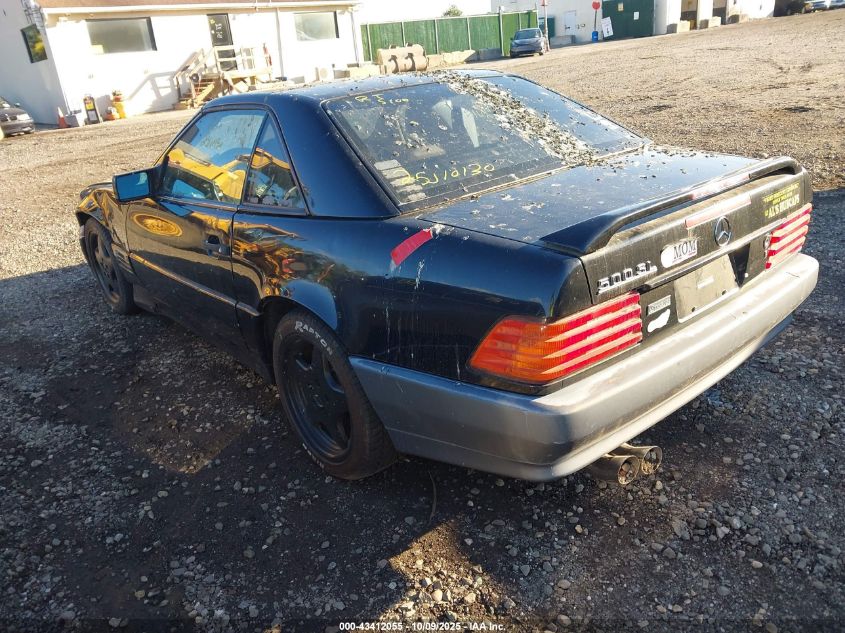 1991 Mercedes-Benz 500 Sl VIN: WDBFA66E3MF017096 Lot: 43412055