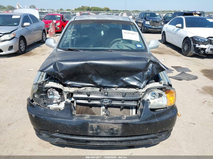 2003 Hyundai Accent Gl VIN: KMHCG45C23U427238 Lot: 43412077