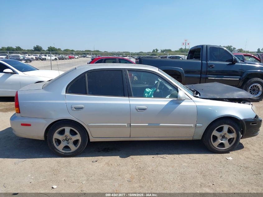 2003 Hyundai Accent Gl VIN: KMHCG45C23U427238 Lot: 43412077
