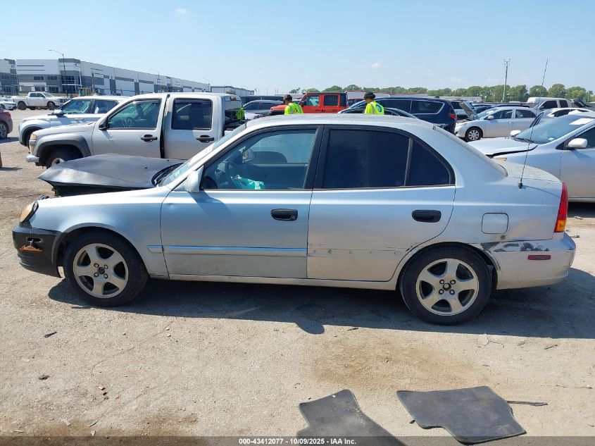 2003 Hyundai Accent Gl VIN: KMHCG45C23U427238 Lot: 43412077