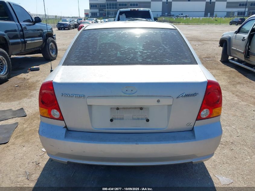 2003 Hyundai Accent Gl VIN: KMHCG45C23U427238 Lot: 43412077