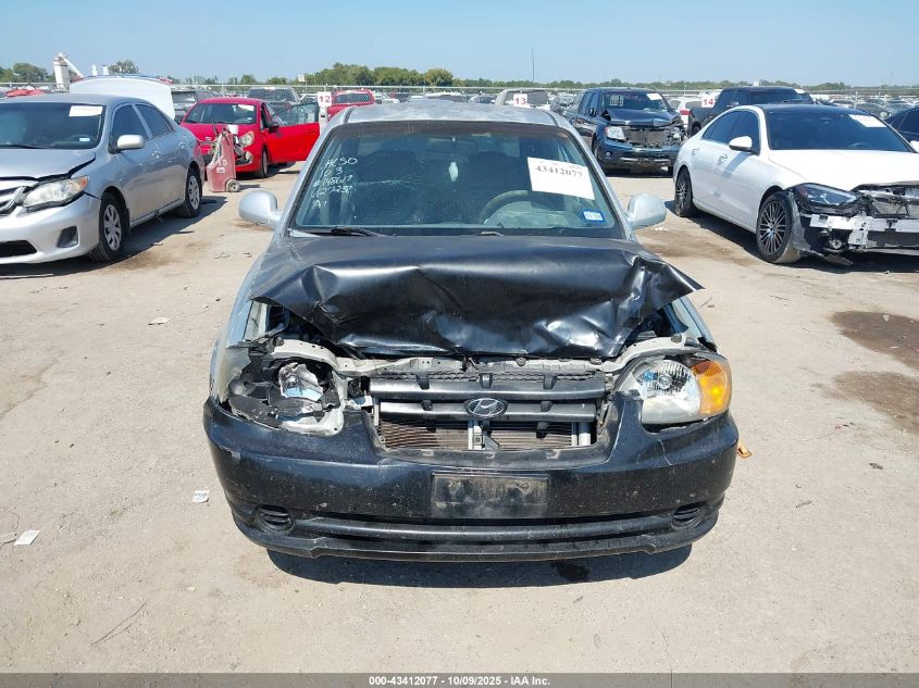 2003 Hyundai Accent Gl VIN: KMHCG45C23U427238 Lot: 43412077