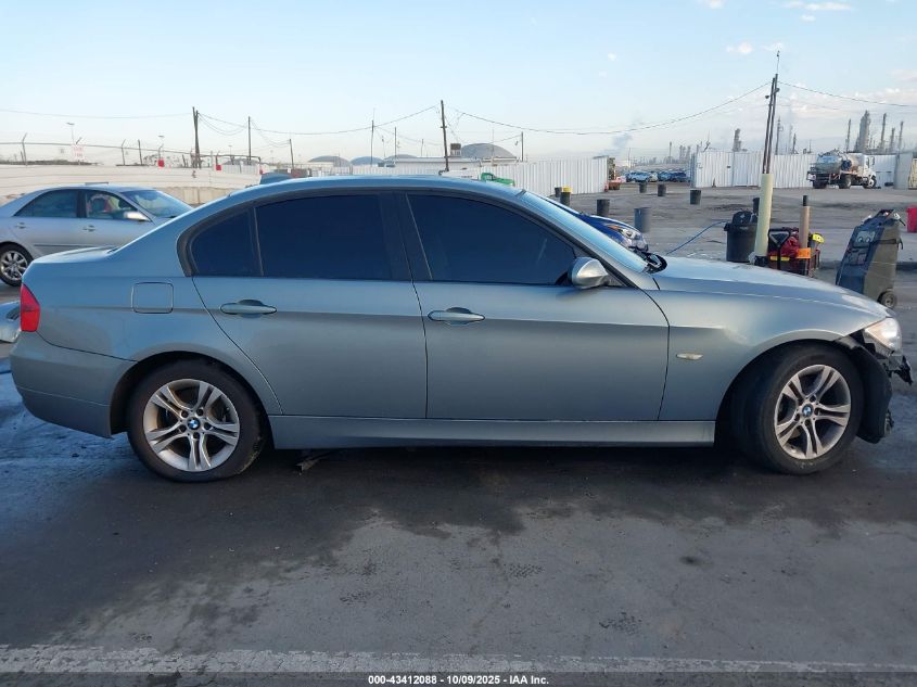 2008 BMW 328I VIN: WBAVA37578NL46371 Lot: 43412088