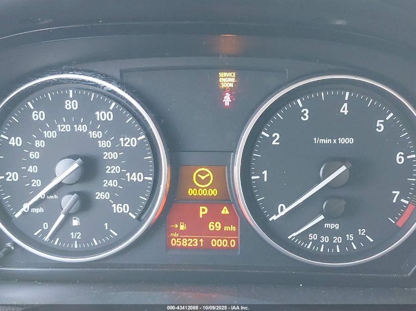 2008 BMW 328I VIN: WBAVA37578NL46371 Lot: 43412088