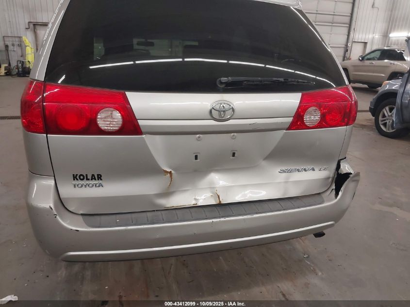 2008 Toyota Sienna Le VIN: 5TDZK23C48S220155 Lot: 43412099