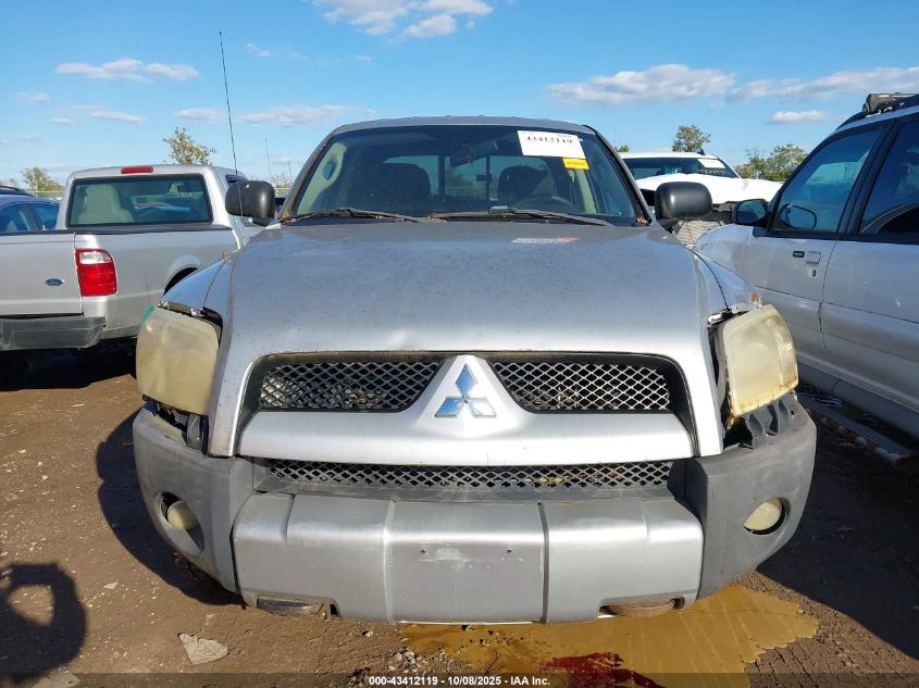 2006 Mitsubishi Raider Duro Cross V6 VIN: 1Z7HT38KX6S580120 Lot: 43412119