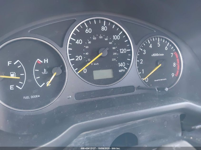 2003 Subaru Impreza Wrx VIN: JF1GG29613G800496 Lot: 43412127