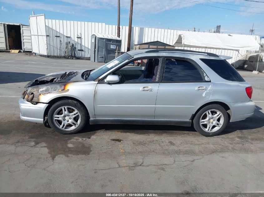 2003 Subaru Impreza Wrx VIN: JF1GG29613G800496 Lot: 43412127