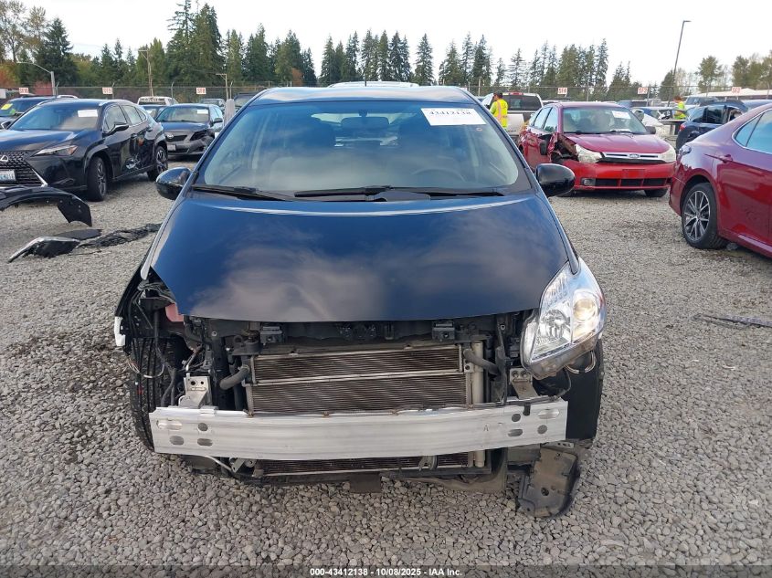 2011 Toyota Prius Two VIN: JTDKN3DU1B5324833 Lot: 43412138