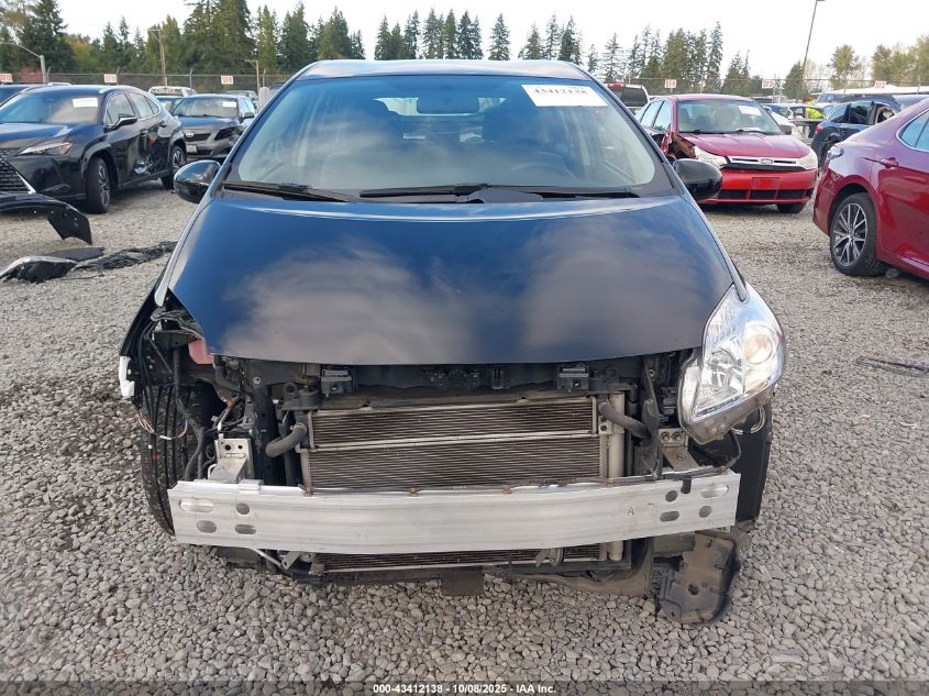 2011 Toyota Prius Two VIN: JTDKN3DU1B5324833 Lot: 43412138