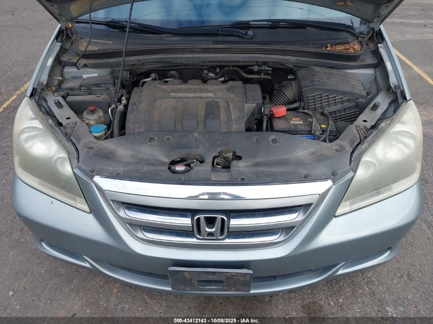 2005 Honda Odyssey Ex-L VIN: 5FNRL38695B033449 Lot: 43412143