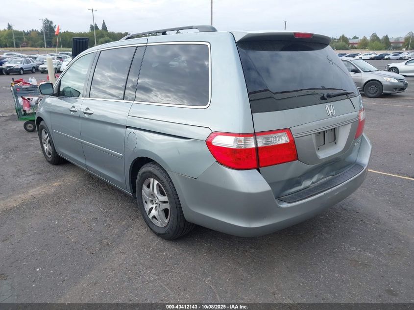 2005 Honda Odyssey Ex-L VIN: 5FNRL38695B033449 Lot: 43412143