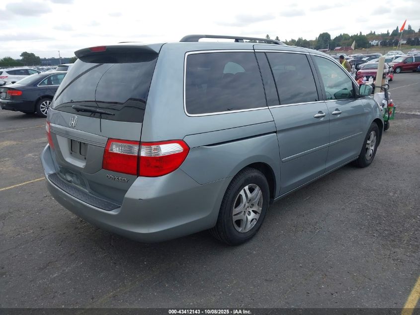 2005 Honda Odyssey Ex-L VIN: 5FNRL38695B033449 Lot: 43412143