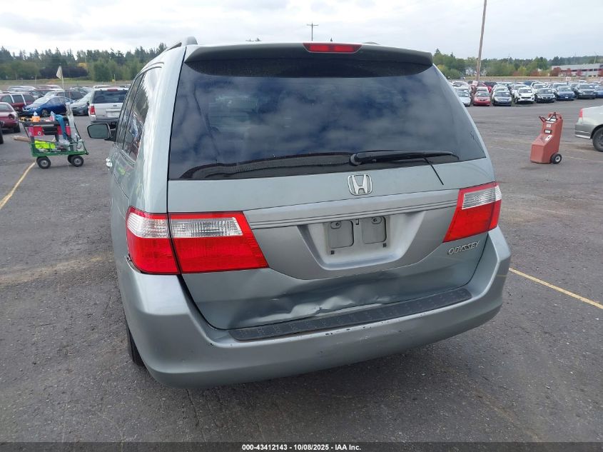 2005 Honda Odyssey Ex-L VIN: 5FNRL38695B033449 Lot: 43412143