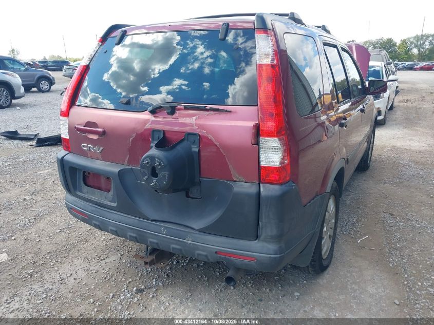 2006 Honda Cr-V Ex VIN: SHSRD78826U416374 Lot: 43412164