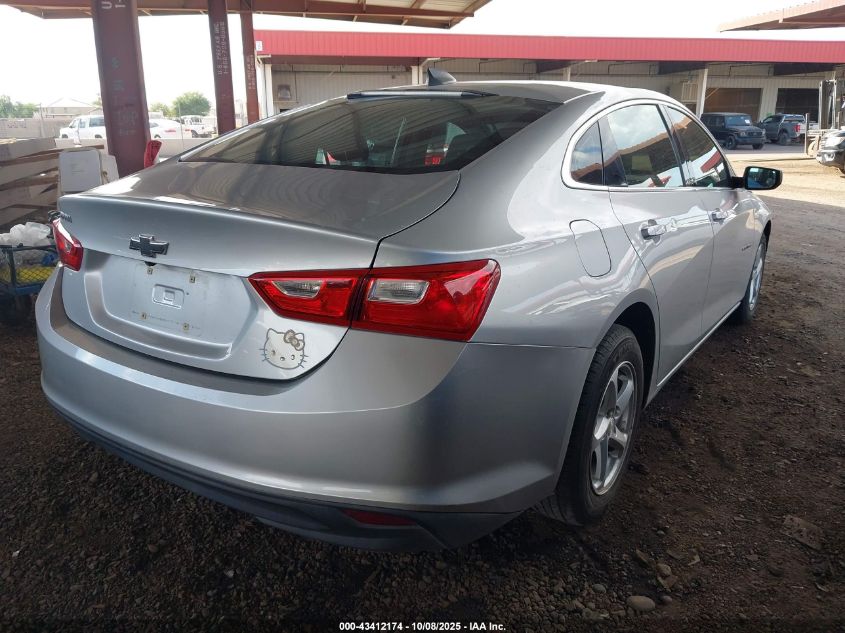 2017 Chevrolet Malibu Ls VIN: 1G1ZB5ST8HF230280 Lot: 43412174