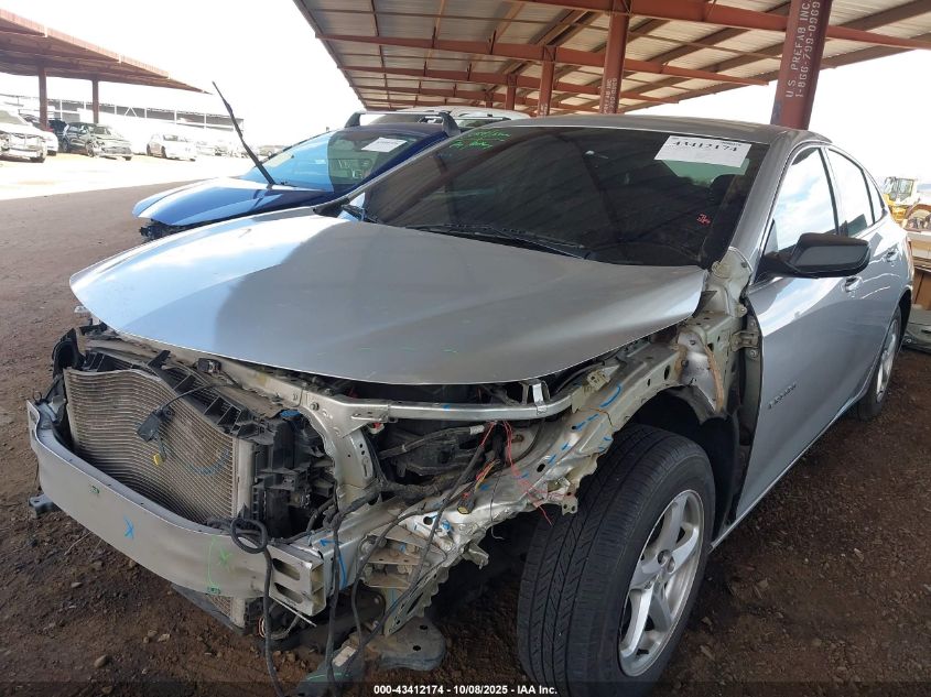 2017 Chevrolet Malibu Ls VIN: 1G1ZB5ST8HF230280 Lot: 43412174