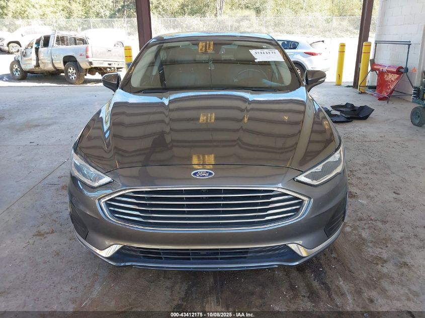 2019 Ford Fusion Hybrid Sel VIN: 3FA6P0MU6KR221159 Lot: 43412175