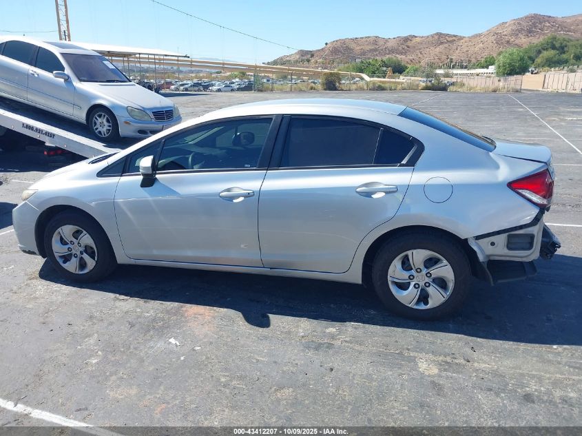 2015 Honda Civic Lx VIN: 2HGFB2F52FH551121 Lot: 43412207